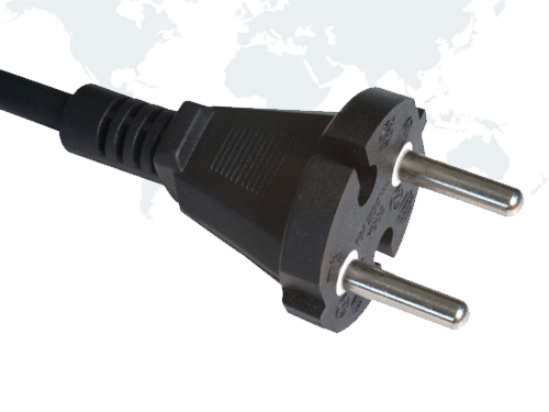 Korea Power Cords, KSC 8305 Plug, Type E,F, 2 poles, KC Certified
