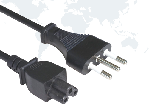 Italy Plug IMQ Power cord IMQ02 end IEC 60320 C5